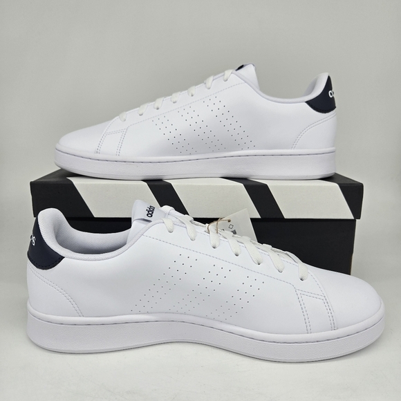 New Adidas Advantage \'White Legend Ink\' Men\'s Tennis Shoes Size 11 main image 4